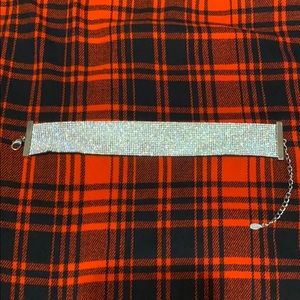 Aldo faux diamond chocker necklace